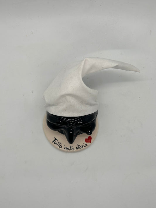 OpenArt Fermacarte Maschera di Pulcinella