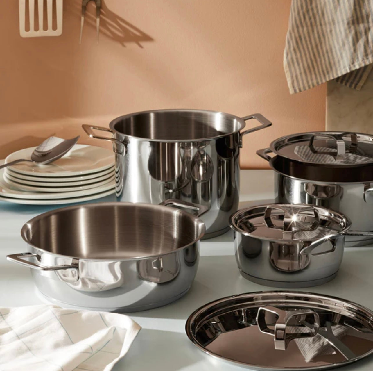 ALESSI SERIE DI PENTOLE POTS&PANS